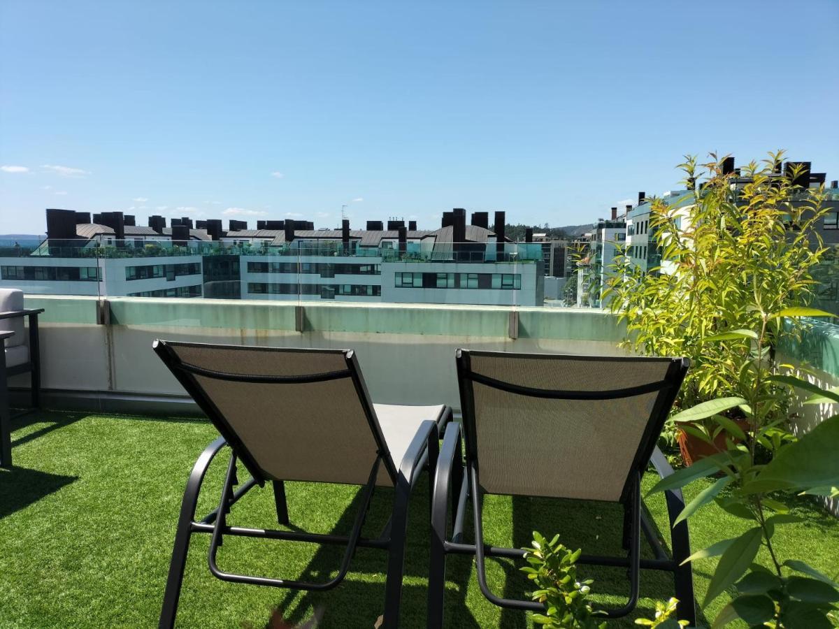 דירות סנטיאגו דה קומפוסטלה Preciosa Habitacion Doble En Atico Con Terraza II מראה חיצוני תמונה