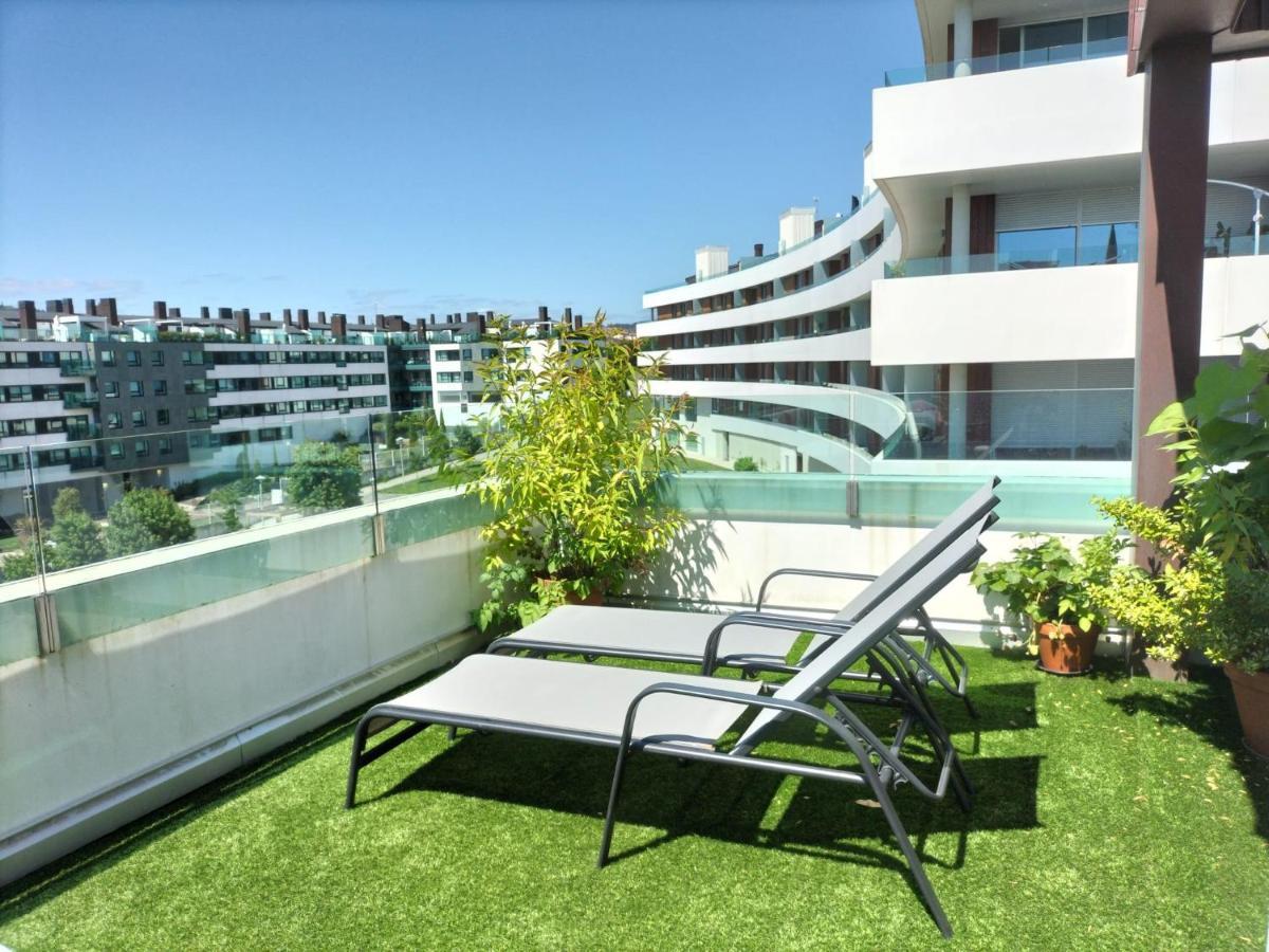 דירות סנטיאגו דה קומפוסטלה Preciosa Habitacion Doble En Atico Con Terraza II מראה חיצוני תמונה